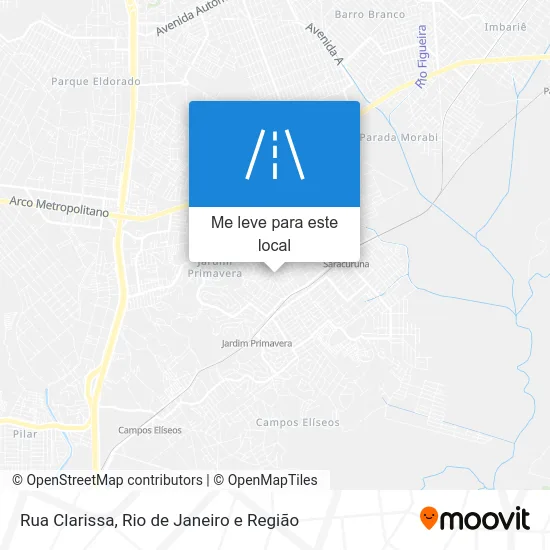 Rua Clarissa mapa