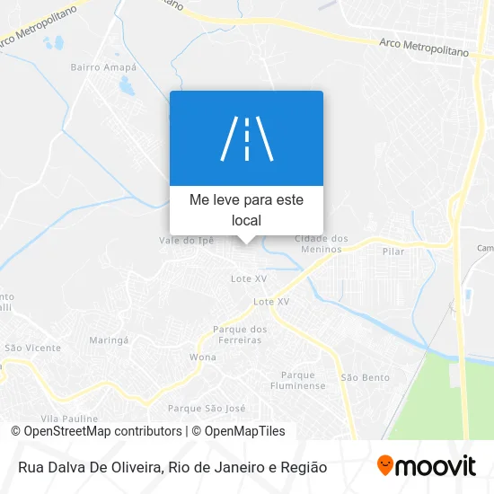 Rua Dalva De Oliveira mapa
