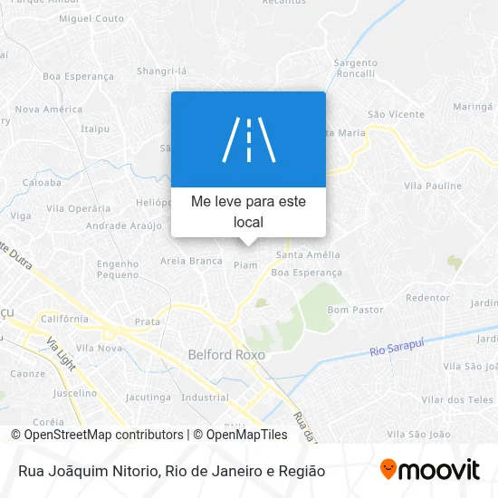 Rua Joãquim Nitorio mapa