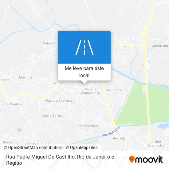 Rua Padre Miguel De Castilho mapa