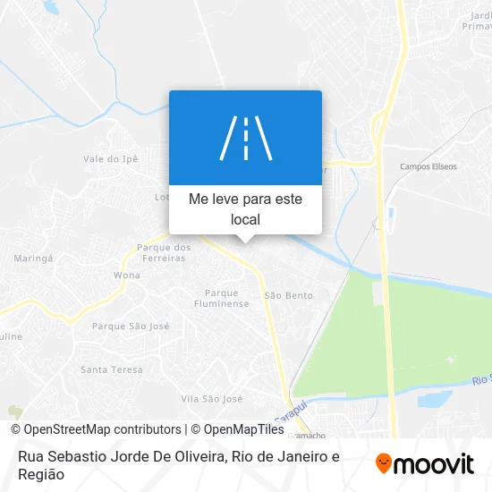 Rua Sebastio Jorde De Oliveira mapa