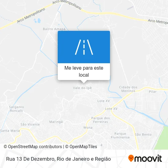 Rua 13 De Dezembro mapa