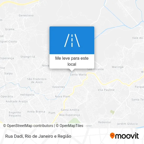 Rua Dadi mapa