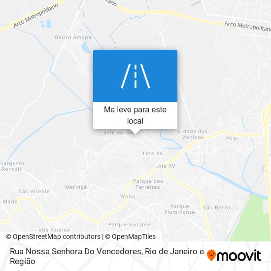 Rua Nossa Senhora Do Vencedores mapa