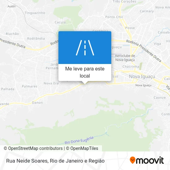 Rua Neide Soares mapa