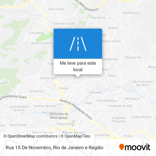 Rua 15 De Novembro mapa
