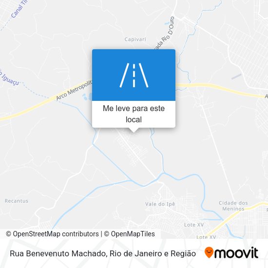 Rua Benevenuto Machado mapa