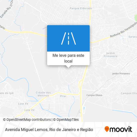 Avenida Miguel Lemos mapa