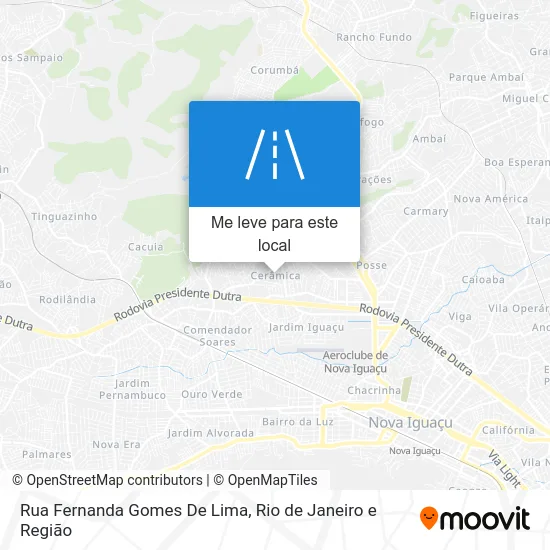 Rua Fernanda Gomes De Lima mapa