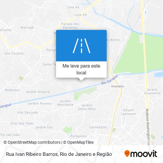 Rua Ivan Ribeiro Barros mapa