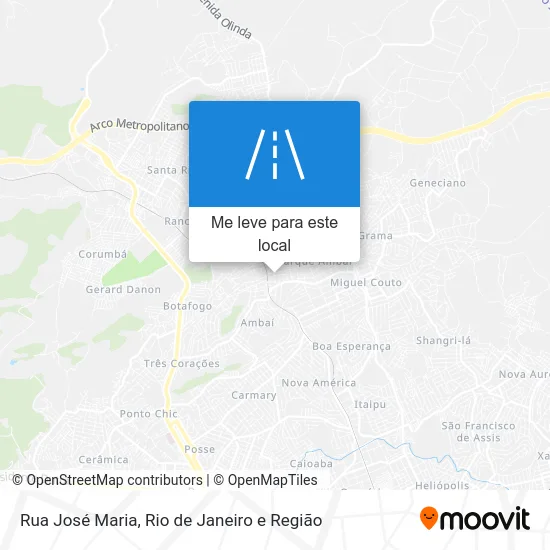 Rua José Maria mapa