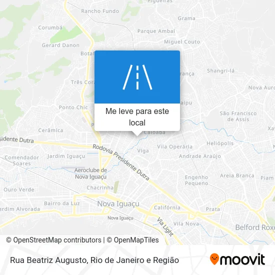 Rua Beatriz Augusto mapa