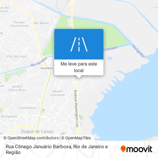 Rua Cônego Januário Barbosa mapa