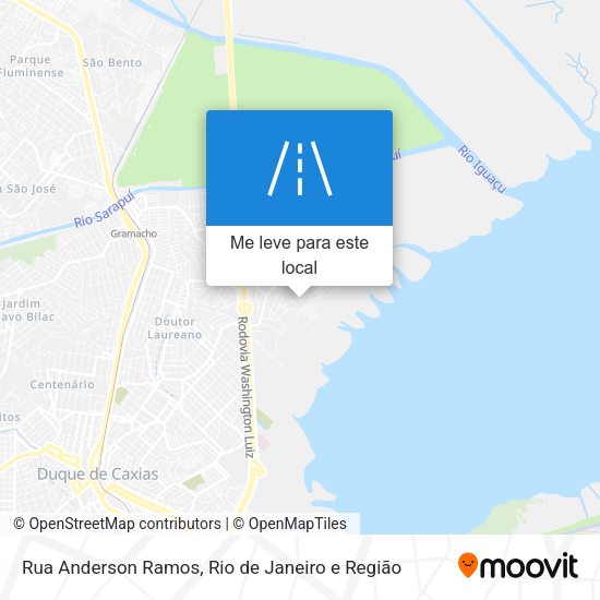 Rua Anderson Ramos mapa