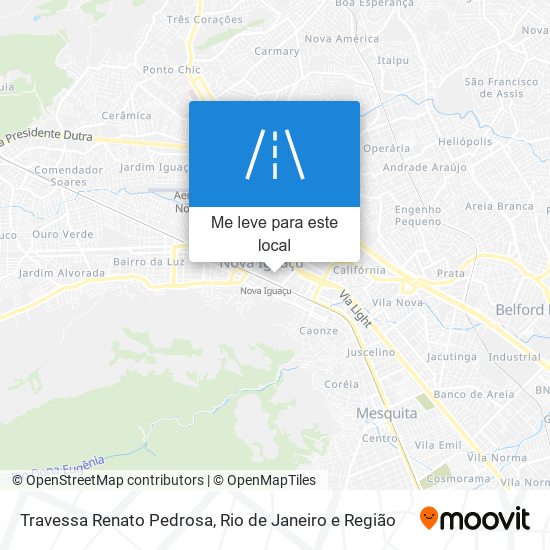 Travessa Renato Pedrosa mapa