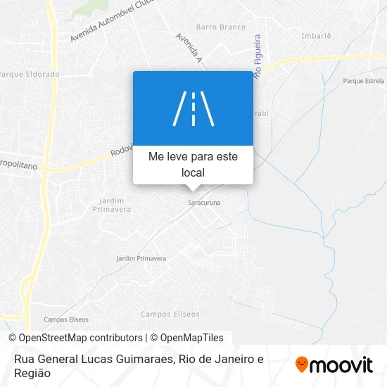 Rua General Lucas Guimaraes mapa