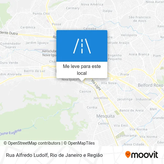Rua Alfredo Ludolf mapa