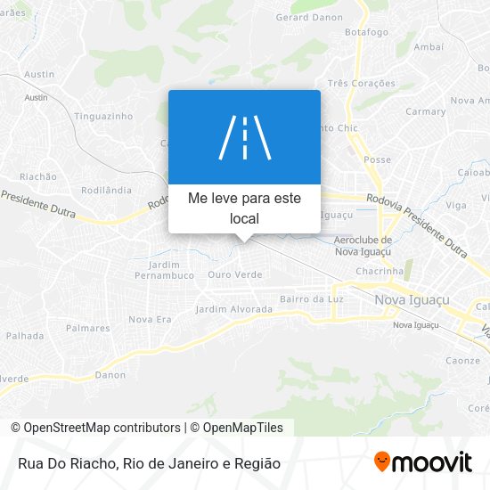 Rua Do Riacho mapa
