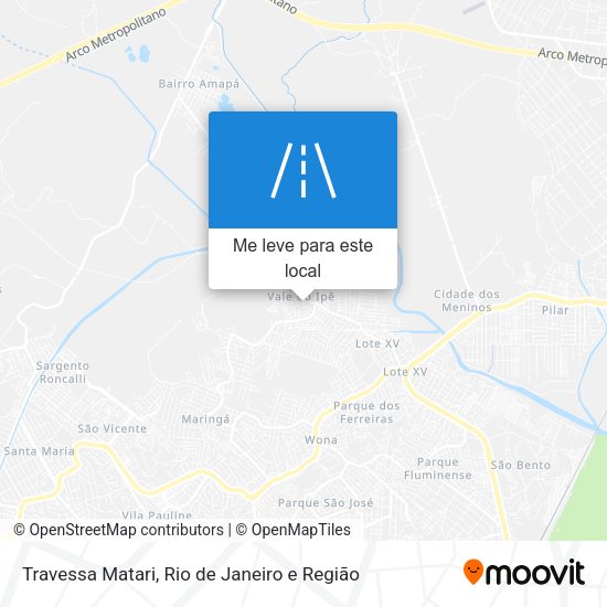 Travessa Matari mapa
