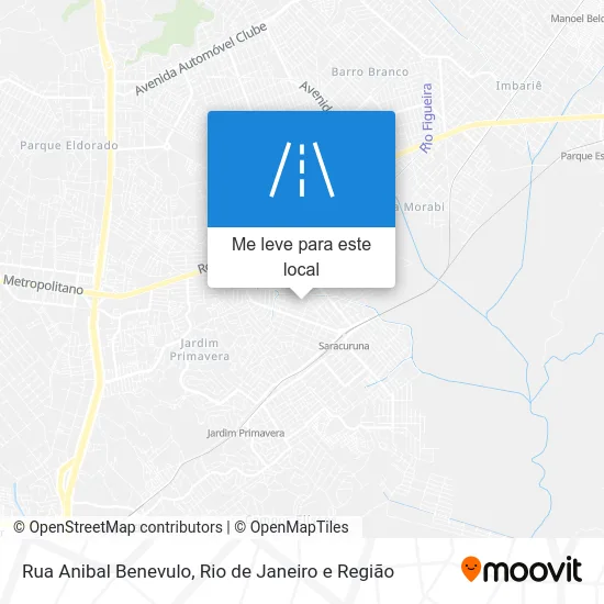 Rua Anibal Benevulo mapa