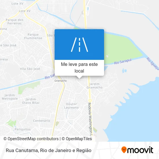 Rua Canutama mapa
