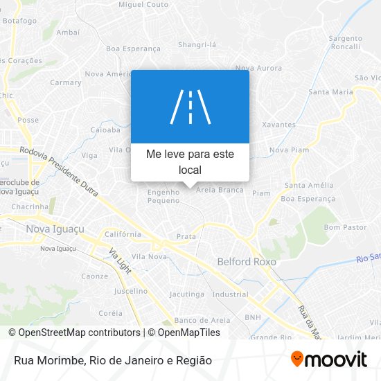 Rua Morimbe mapa