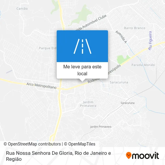 Rua Nossa Senhora De Gloria mapa