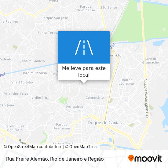 Rua Freire Alemão mapa