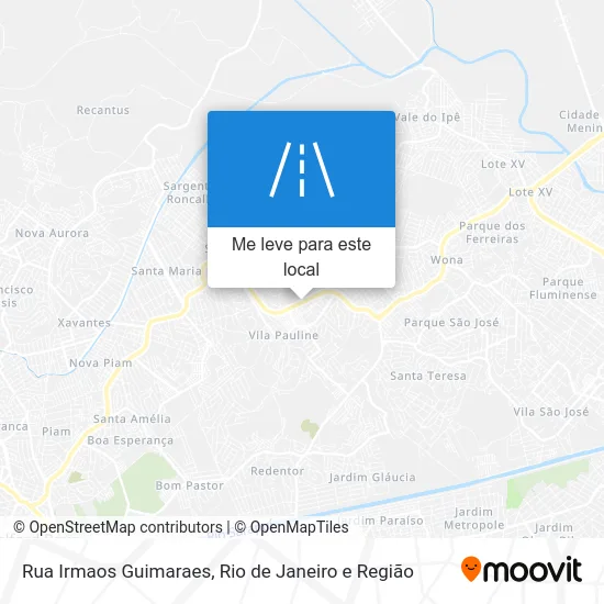Rua Irmaos Guimaraes mapa