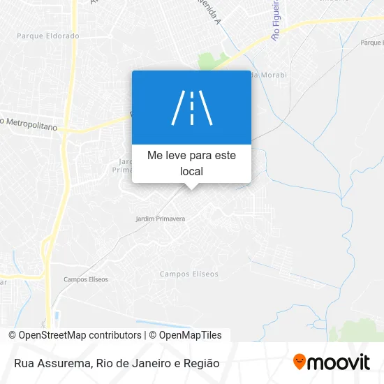 Rua Assurema mapa