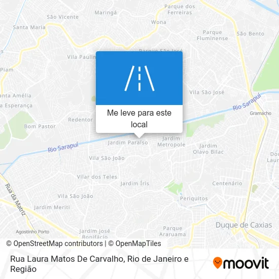 Rua Laura Matos De Carvalho mapa