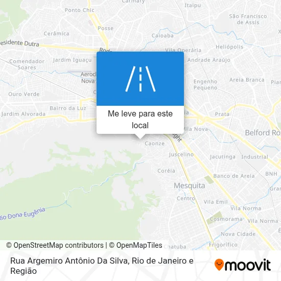 Rua Argemiro Antônio Da Silva mapa