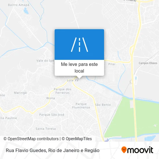 Rua Flavio Guedes mapa