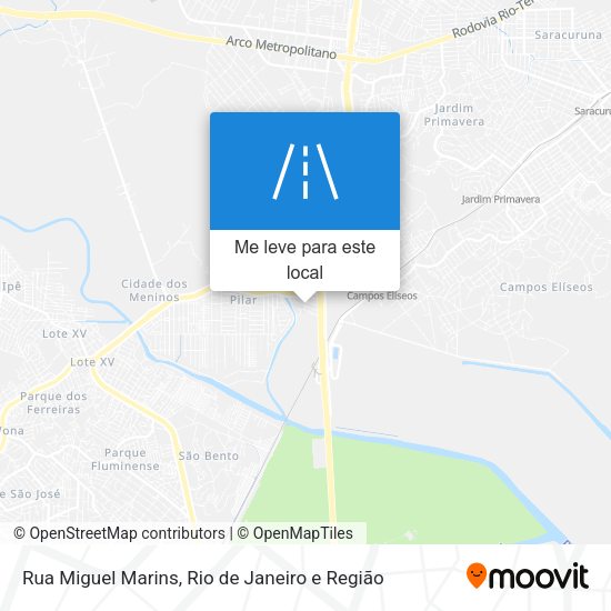 Rua Miguel Marins mapa