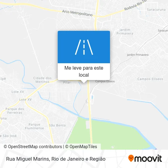 Rua Miguel Marins mapa