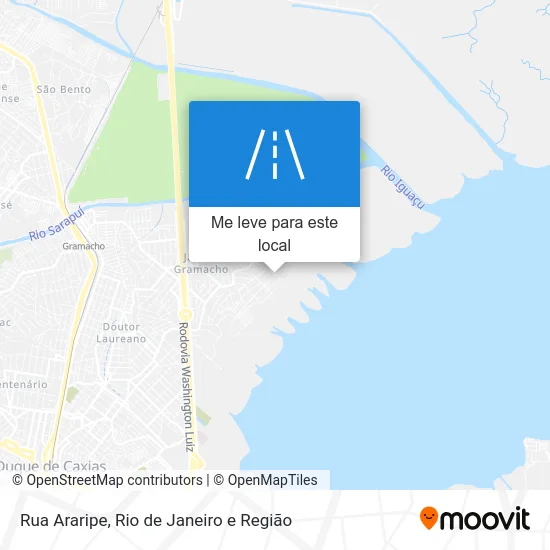 Rua Araripe mapa