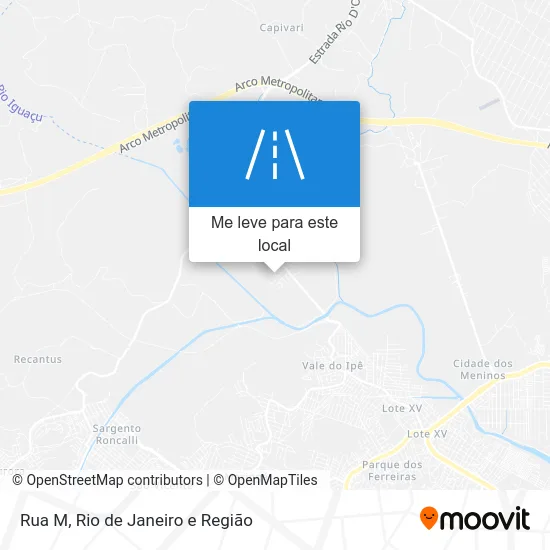 Rua M mapa