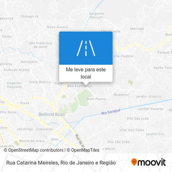 Rua Catarina Meireles mapa