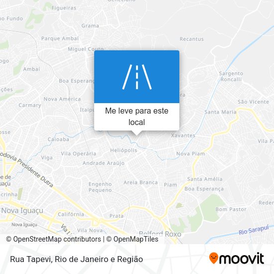 Rua Tapevi mapa