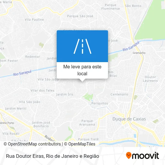 Rua Doutor Eiras mapa