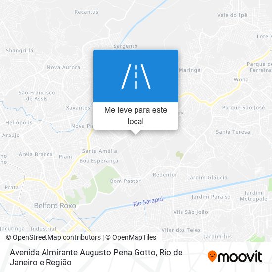 Avenida Almirante Augusto Pena Gotto mapa