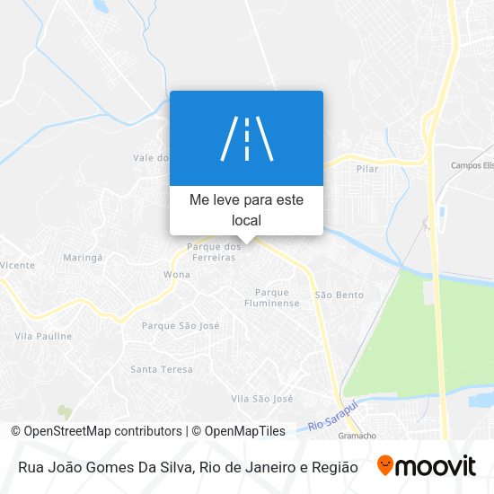 Rua João Gomes Da Silva mapa