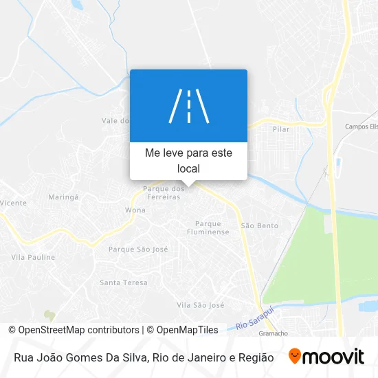 Rua João Gomes Da Silva mapa