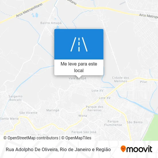 Rua Adolpho De Oliveira mapa