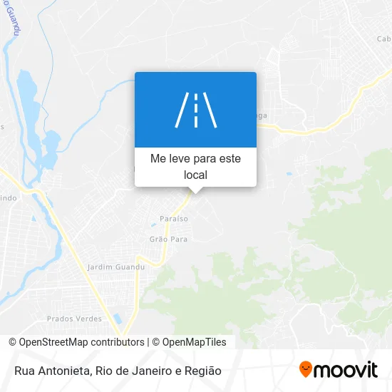 Rua Antonieta mapa