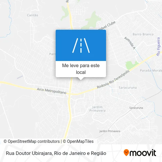 Rua Doutor Ubirajara mapa