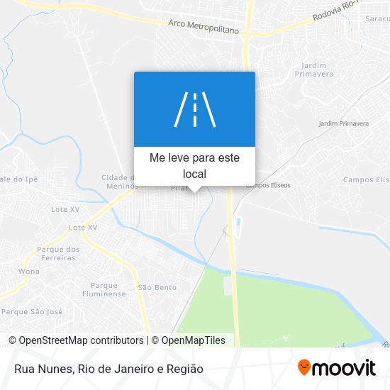 Rua Nunes mapa