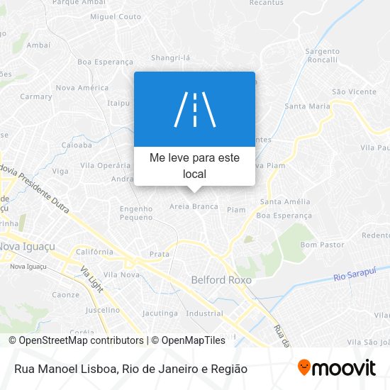 Rua Manoel Lisboa mapa