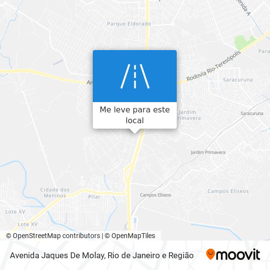 Avenida Jaques De Molay mapa
