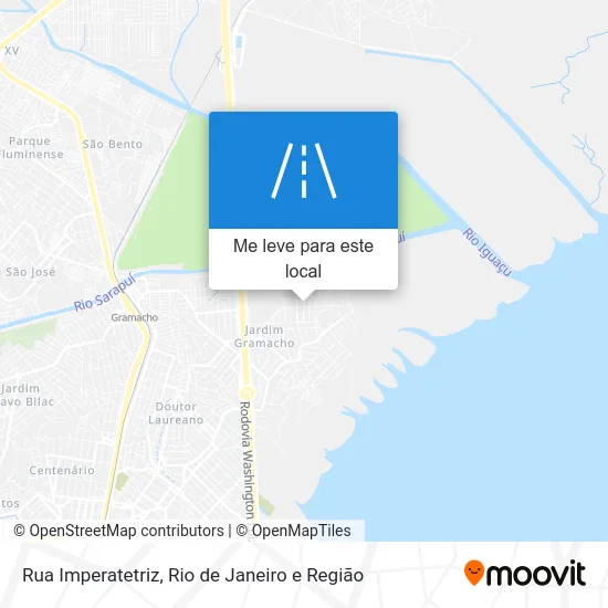 Rua Imperatetriz mapa